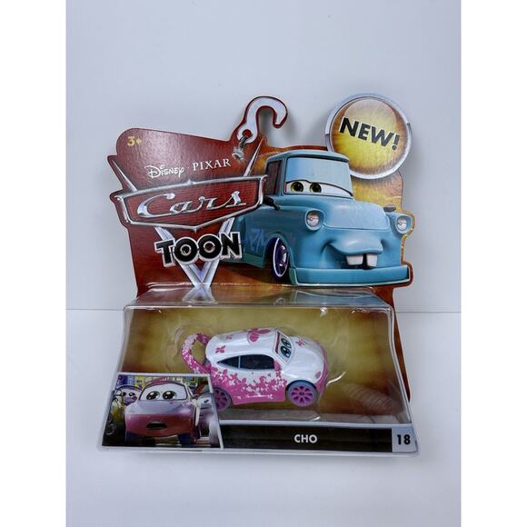 NIB Disney Pixar Cars Toon #18 Cho 1:55 Diecast Car Tokyo Mater 2009 Mattel - Picture 1 of 7